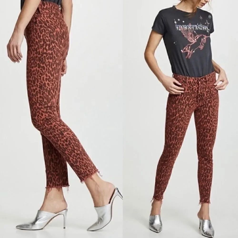 MOTHER Hi Waist The Looker Fray Jeans